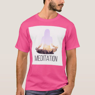 T-shirt Méditation Yoga pour la paix