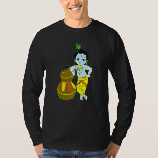 T-shirt Méditation Yoga Spirituel Hindou Dieu Krishna