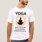T-shirt Méditation yoga Yoga (Devant)