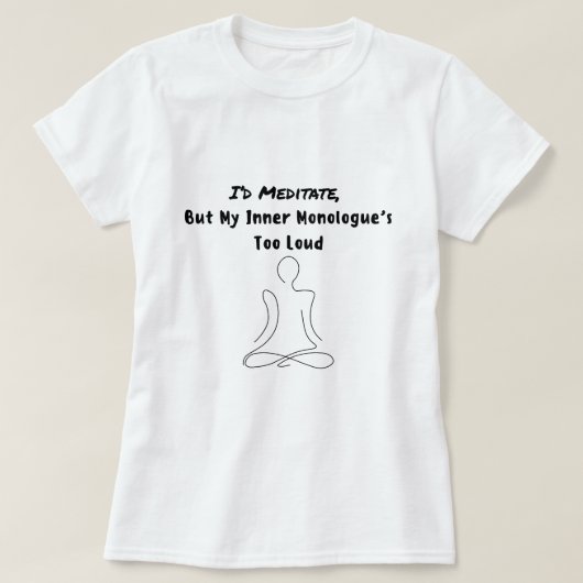 T-shirt Méditer (Design devant)