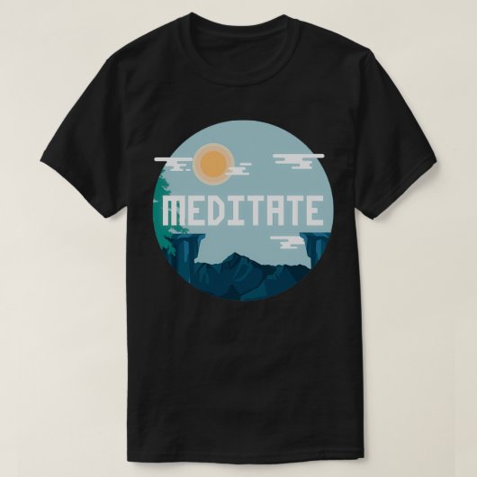 T-SHIRT MÉDITER AUJOURD'HUI (Design devant)