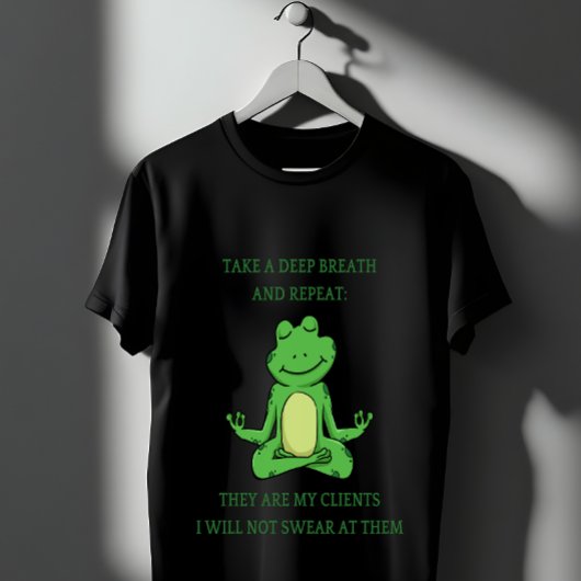 T-shirt Méditer la grenouille
