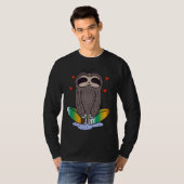 T-shirt Méditer la Sloth (Devant entier)