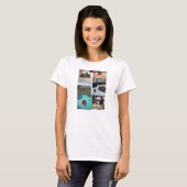 T-shirt Medium Instagram pour dames (Devant entier)