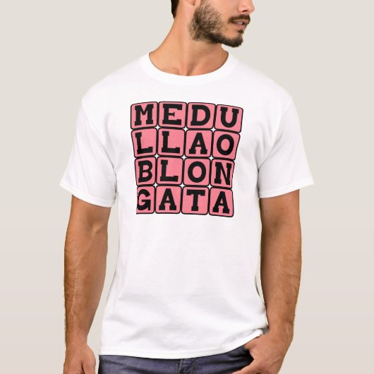 T-shirt Médulle Oblongata, tronc cérébral inférieur (Devant)
