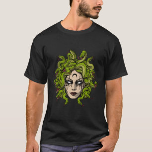 T-shirt Medusa Déesse Grecque Serpents Grèce Ancienne Myth