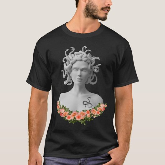 T-shirt Medusa Gorgon Mythologie grecque (Devant)