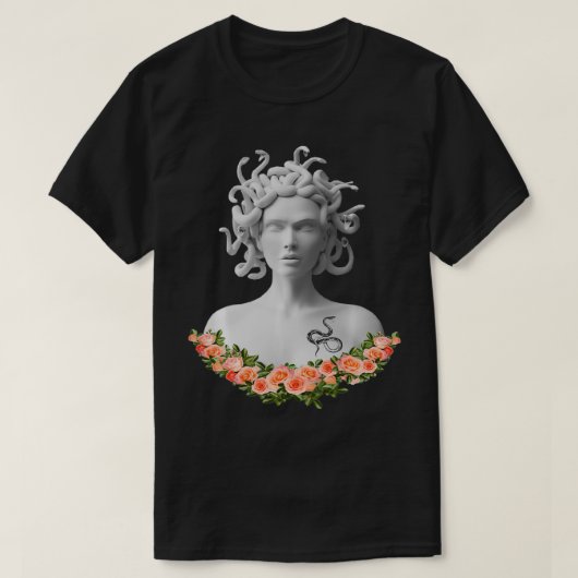 T-shirt Medusa Gorgon Mythologie grecque (Design devant)