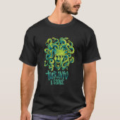 T-shirt Medusa Greek Mythology Monster Snake Head Turn Int (Devant)