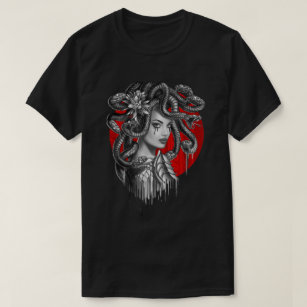 T-shirt MEDUSA - Tattoo, la tête de serpent du mythe grec