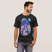 T-shirt Méduse aquarelle (Devant entier)