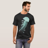 T-shirt Méduse bleue (Devant entier)