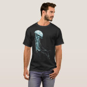 T-shirt Méduse bleue (Devant entier)