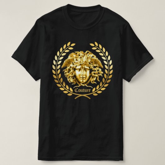 T-Shirt Méduse Dorée (Design devant)