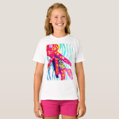 T-shirt Méduse été coloré (Devant entier)