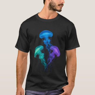 T-shirt Méduse luminescente de l'abîme