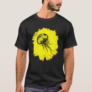T-shirt Méduse Motif Toxique Méduse Avec Aiguilles Soft