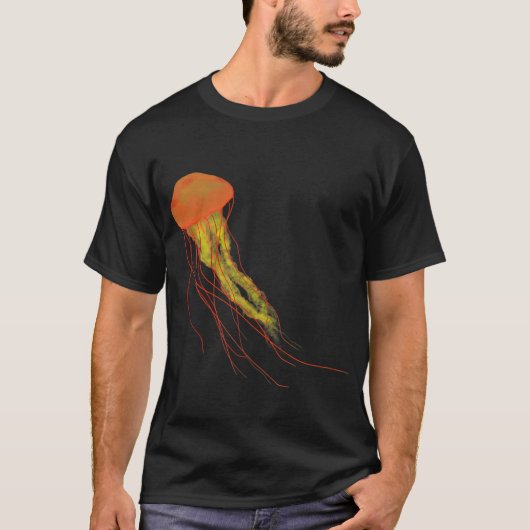 T-shirt Méduse orange (Devant)