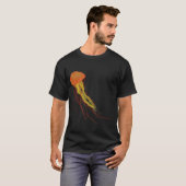 T-shirt Méduse orange (Devant entier)