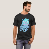 T-shirt Méduse poisson blob (Devant entier)
