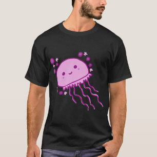 T-shirt Méduse rose mignonne
