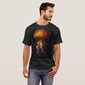 T-shirt méduse sur toile (Devant entier)