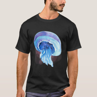 T-shirt Méduses à l'aquarelle Créatures de l'océan profond
