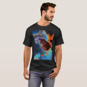 T-shirt Méduses dans l'espace (Devant entier)
