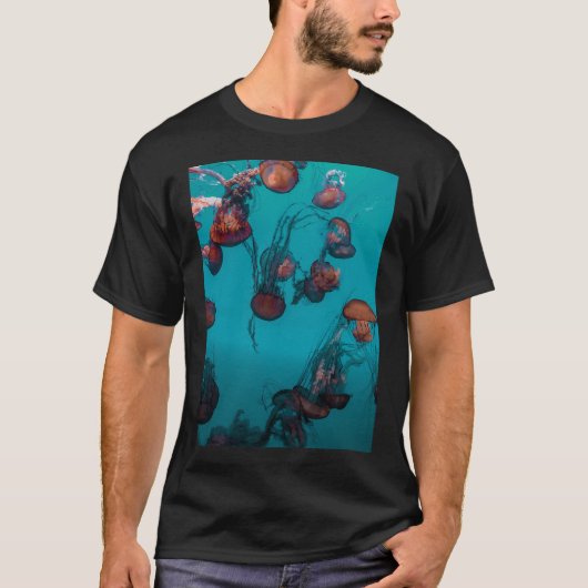 T-shirt méduses majestueuses (Devant)
