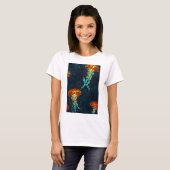 T-shirt Méduses mosaïques (Devant entier)