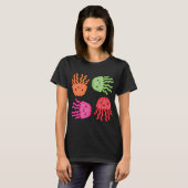 T-shirt Méduses unies (Devant entier)