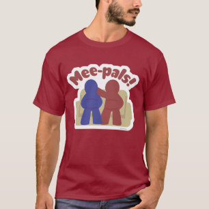 T-shirt Mee Pals Drôle Meeple Gamer Friends Cartoon