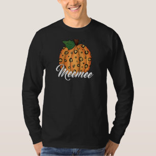 T-shirt Meemee Citrouille Leopard Style Funny Grandma Than