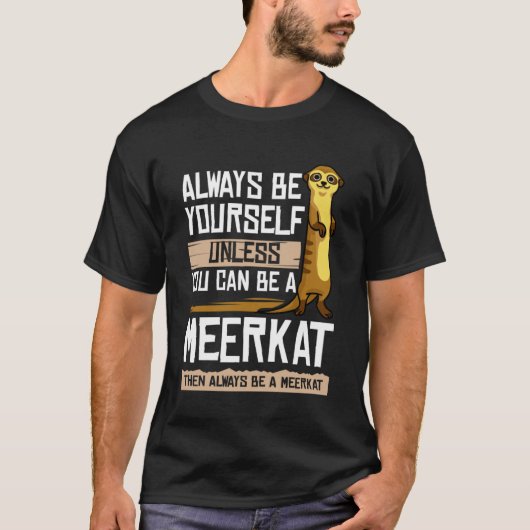 T-shirt Meerkat Africa Safari (Devant)