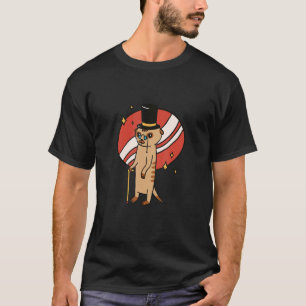 T-shirt Meerkat Animaux Élégant