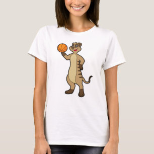 T-shirt Meerkat au Basketball Sports