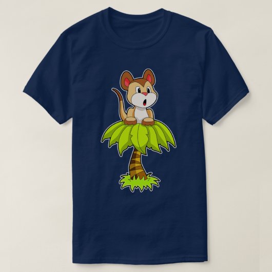 T-shirt Meerkat avec arbre (Design devant)
