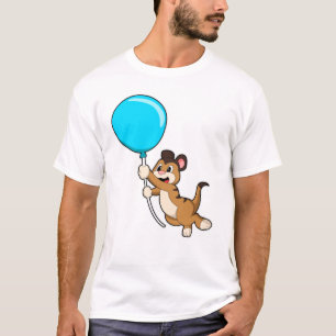 T-shirt Meerkat avec ballon