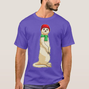 T-shirt Meerkat avec Casquette et Écharpe