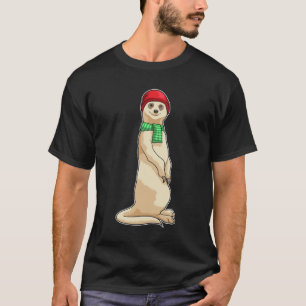T-shirt Meerkat avec Casquette et Écharpe