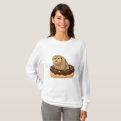T-shirt Meerkat avec Donut (Devant entier)