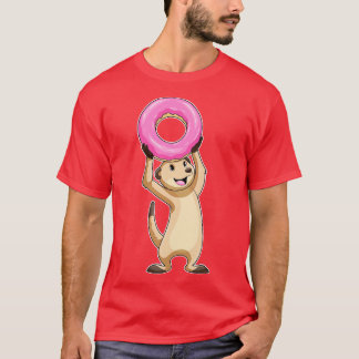 T-shirt Meerkat avec Donut