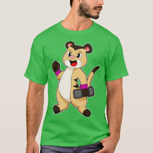 T-shirt Meerkat avec Dumbbell