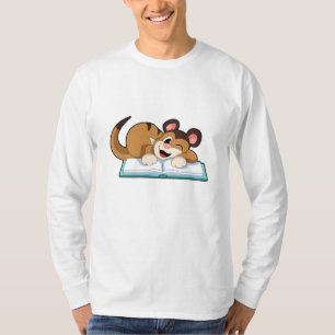 T-shirt Meerkat avec livre