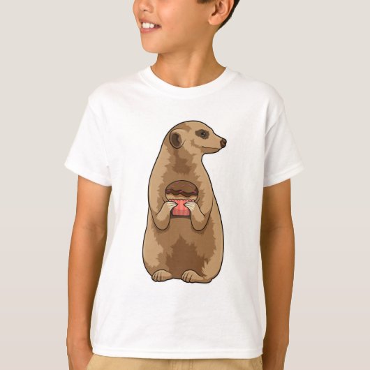 T-shirt Meerkat avec Muffin (Devant)