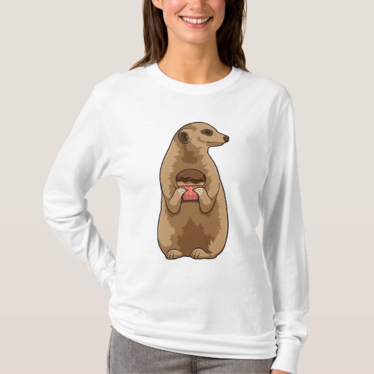 T-shirt Meerkat avec Muffin (Devant)