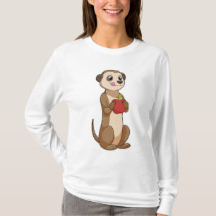 T-shirt Meerkat avec pomme