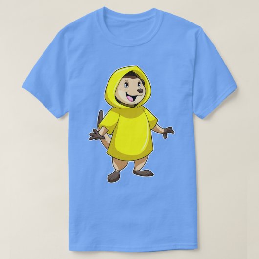 T-shirt Meerkat avec Raincoat (Design devant)