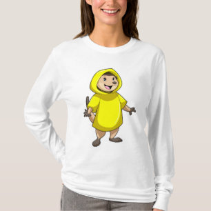 T-shirt Meerkat avec Raincoat