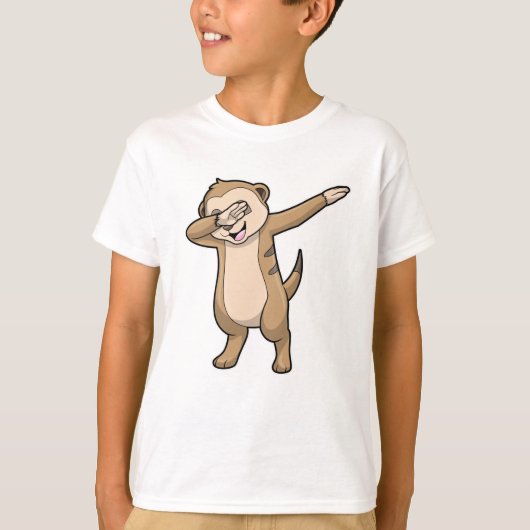 T-shirt Meerkat comme Dance Hip hop Dab (Devant)